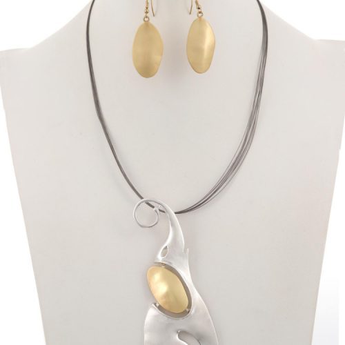 Graceful Guardian Elephant Necklace Set