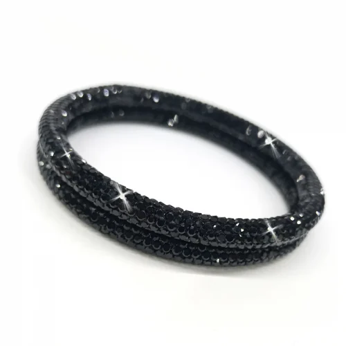 Brilliant Sparkle Bangle - Black