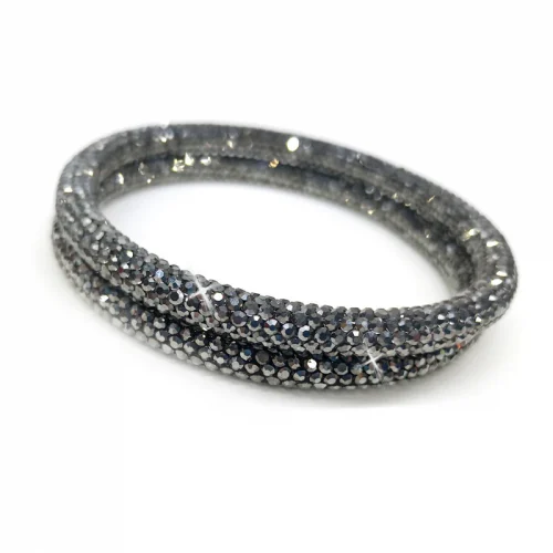 Brilliant Sparkle Bangle - Charcoal