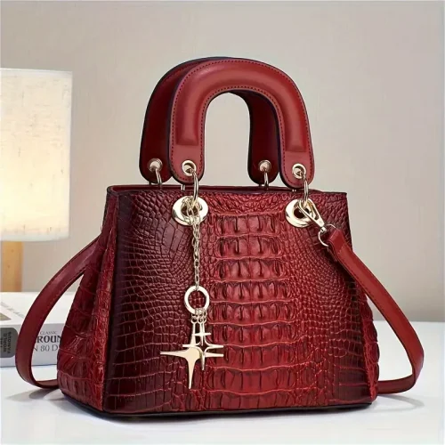 Crimson Chic Handbag