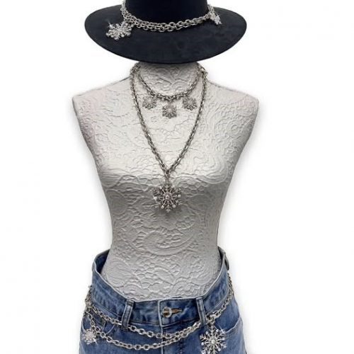 Let It Snow Convertible Belt/Necklace/Bracelet - SOLD OUT