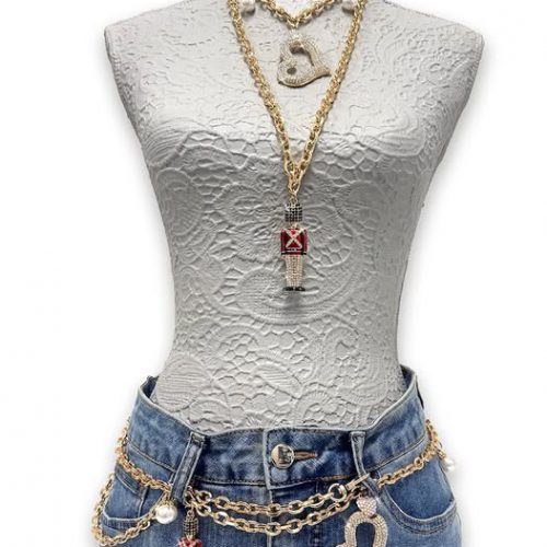 Golden Heart Guard Convertible Belt/Necklace/Bracelet - SOLD OUT