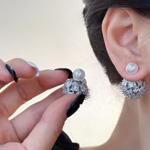 Double Bubble Pearl & Crystal