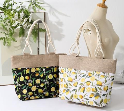 Limoncello Market Tote - Black