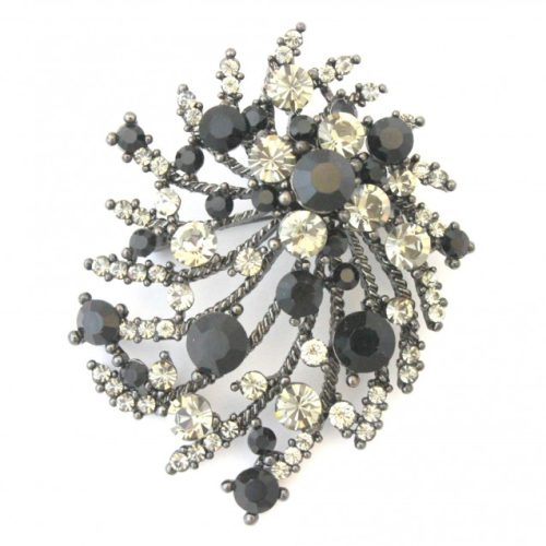 Black Diamond Eclipse Brooch/Pendant