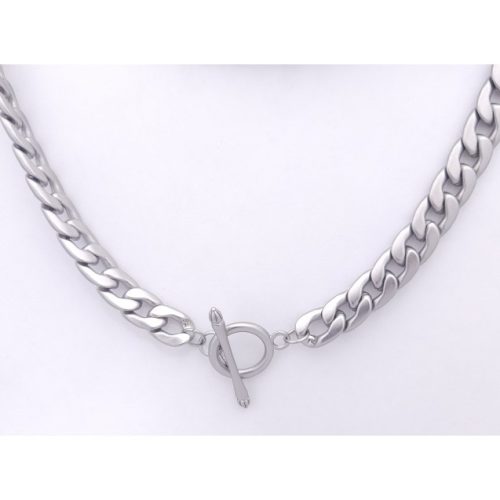 Silver Intent Toggle Necklace