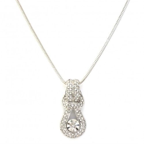 Crystal Knot Elegance Necklace
