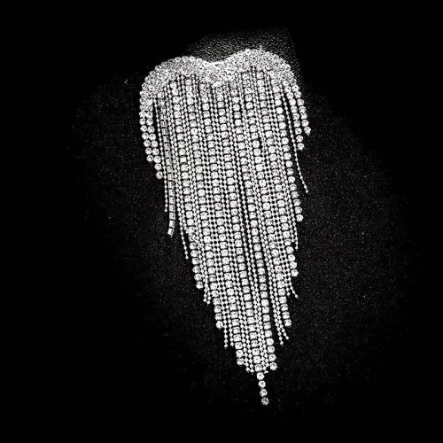 Heartbeat Glamour Tassel Brooch